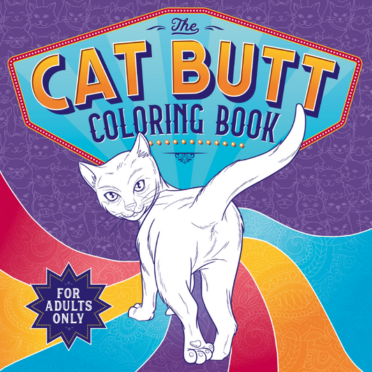 Coloring Book Cat Butt