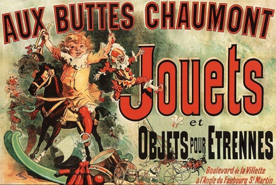 Fine Art Poster 11" x 17" Cheret Jouets