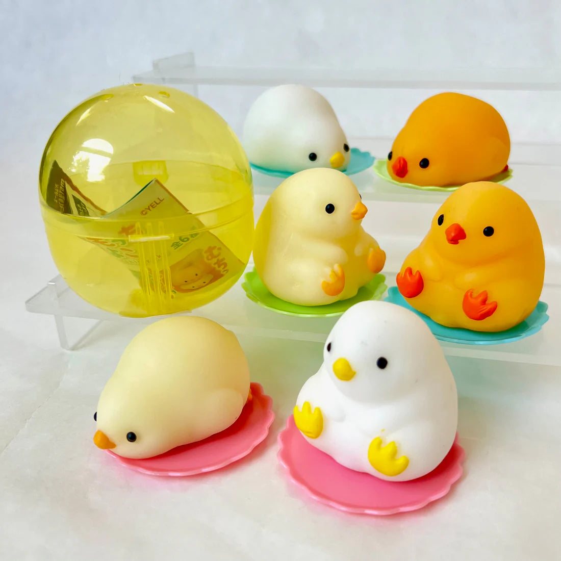 Gashapon Capsule Preschool & Up Chick Soft Squeeze (Sold As An Individual Capsule)
