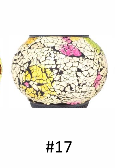 Mosaic Lamp Globe 12" #17