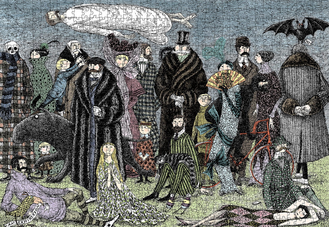 Puzzle 1000 Piece - Edward Gorey - Untitled (1965)