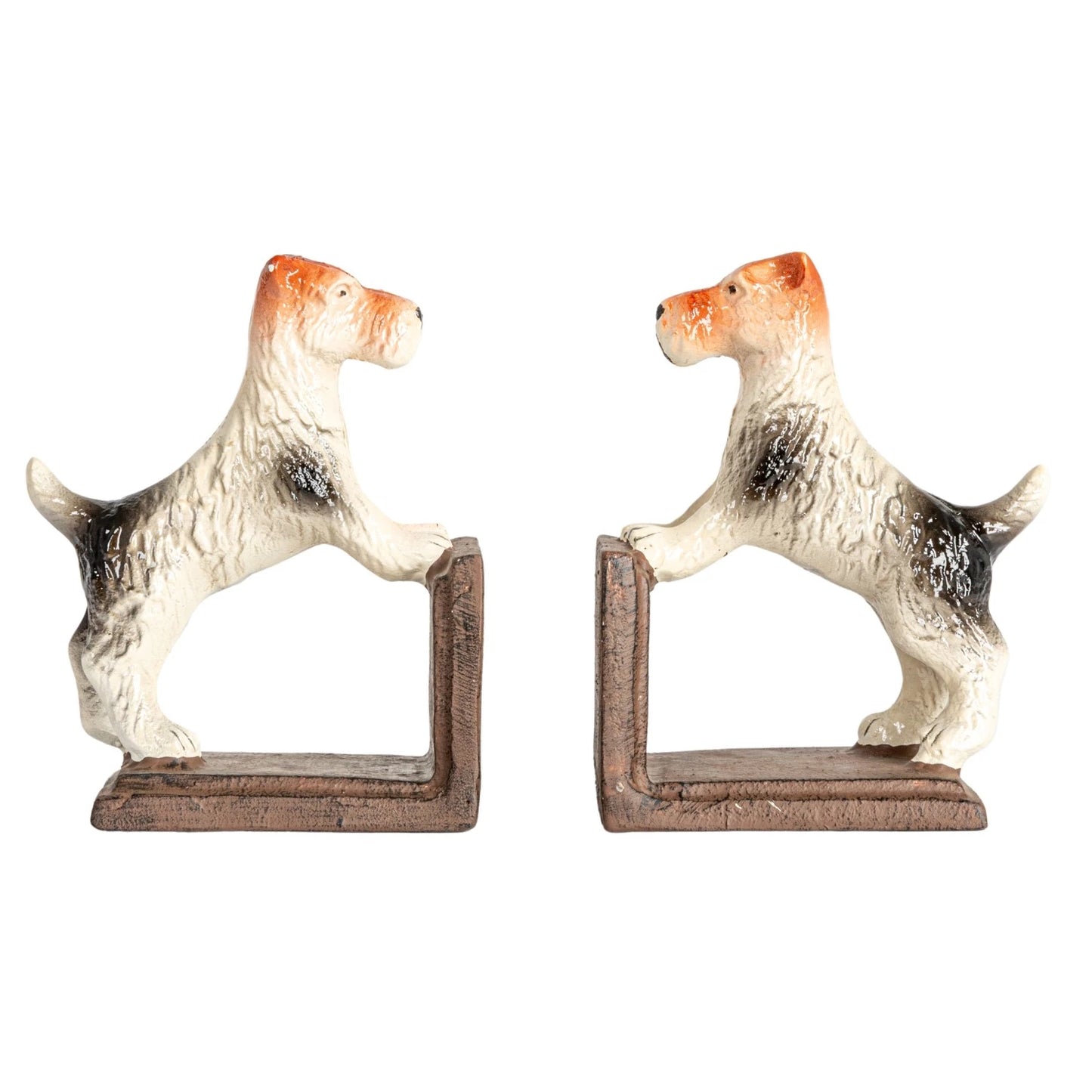 Bookends Cast Iron Jack Russell Terrier 5.75"h (Sold as Pair)