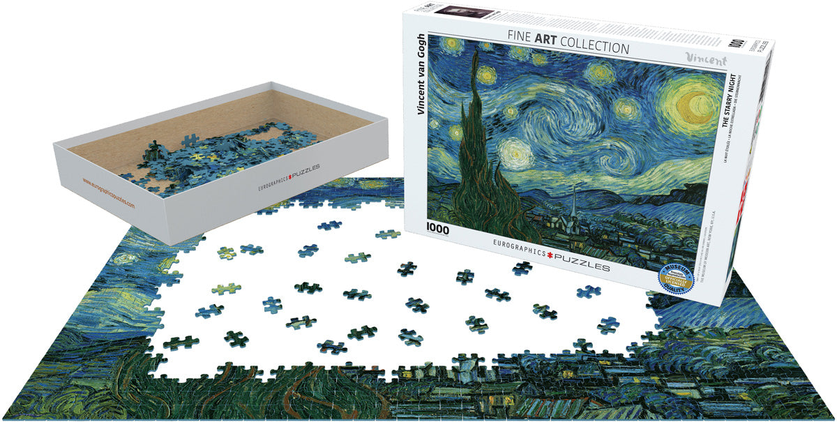 Eurographics Puzzle 1000 Piece - Van Gogh - Starry Night