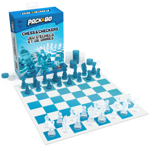 Game Pack & Go Chess & Checkers