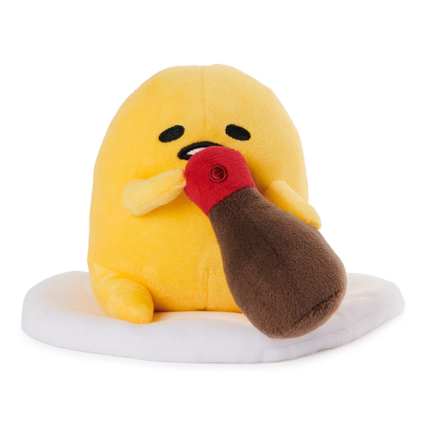 Plush Sanrio Gudetama With Soy Sauce 5"