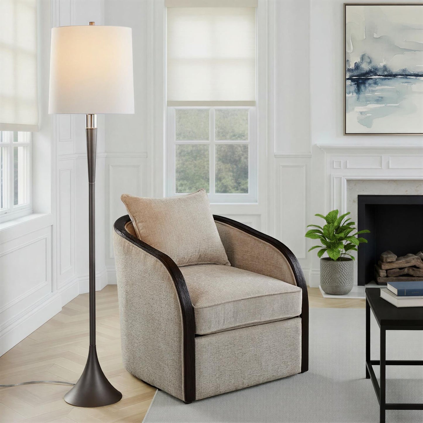 Marla 64.5” Contemporary Metal Floor Lamp
