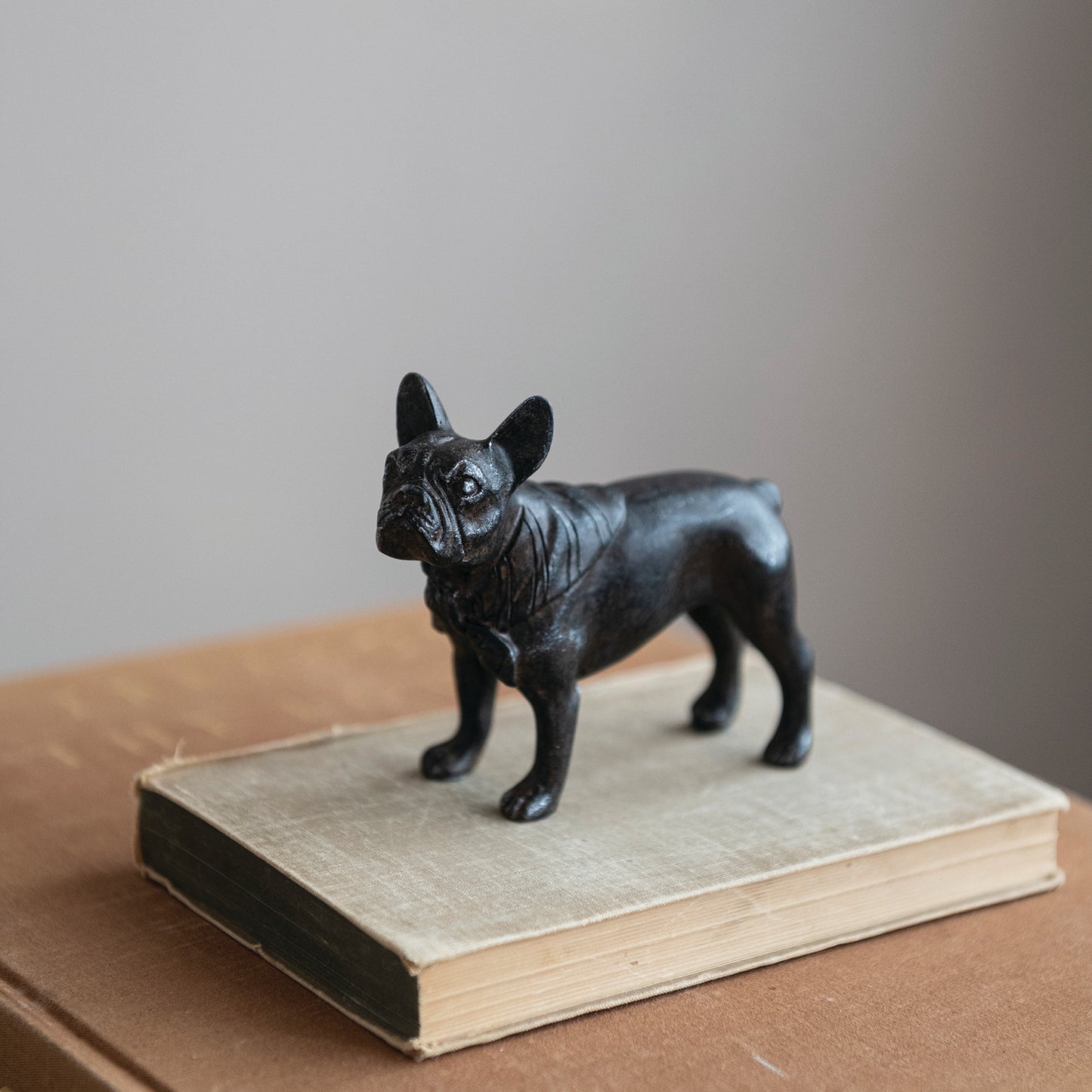 Sculpture Resin French Bull Dog  5"L