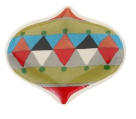 Dish - Stoneware - Iconic Christmas Symbols