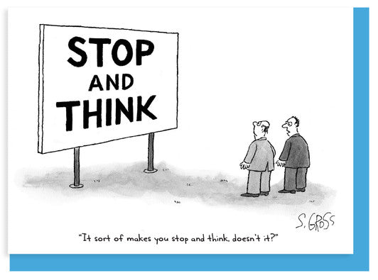 Any Occasion - Stop and Think