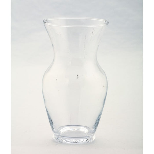 Clear Glass Vase 7x4in