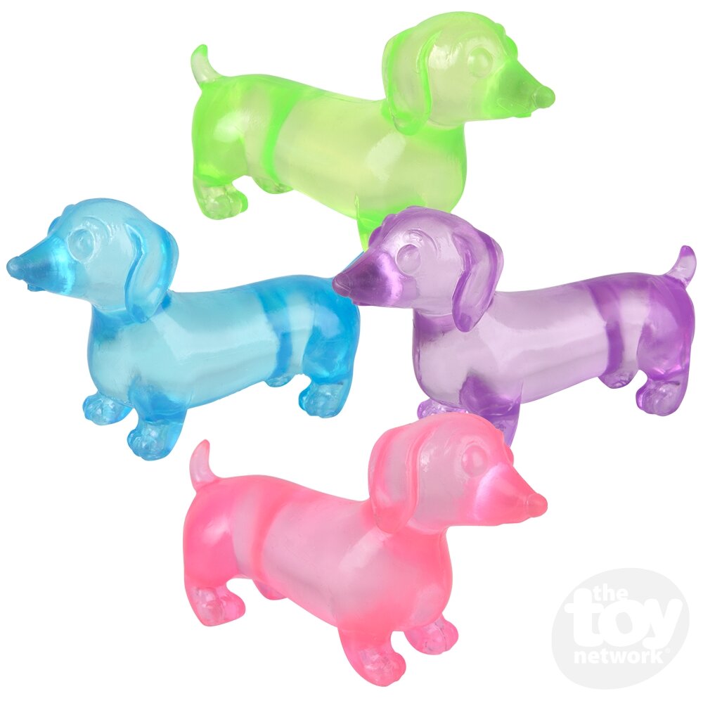 Squeezy Sugar Dachshund 4.5" (Sold Individually)