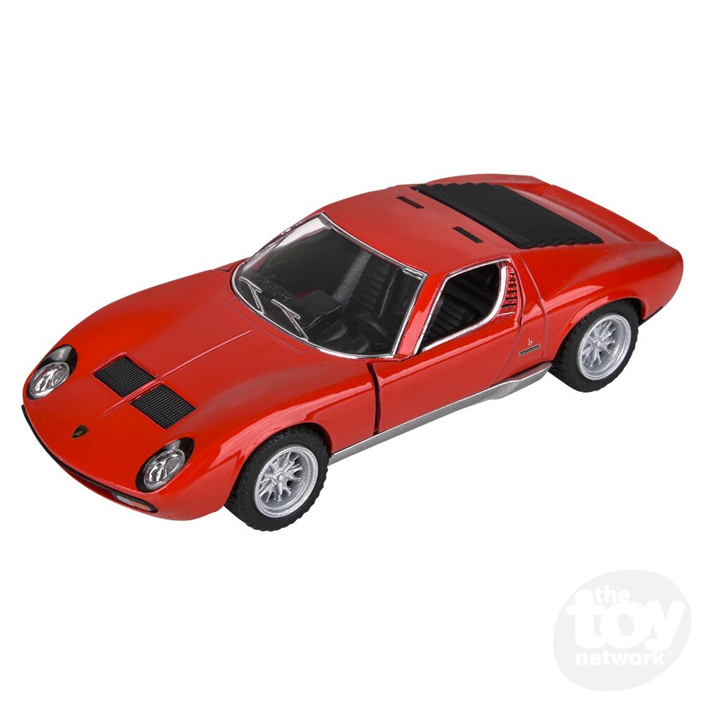 Diecast Pullback - Lamborghini - Miura P400 S - 1971 - 5" - Sold Individually