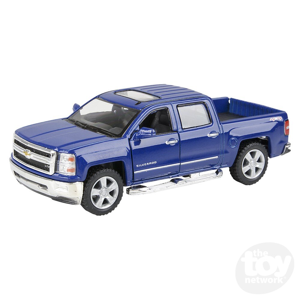 Diecast Pullback - Chevy Silverado Pickup - 2014 - 5" - Sold Individually