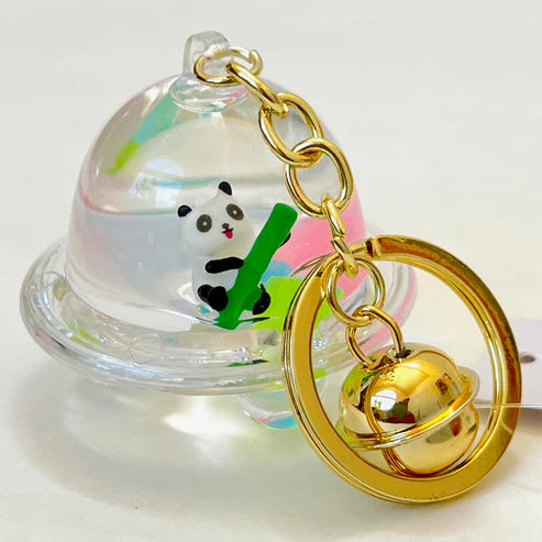 Keychain Charm Panda & Bamboo Floaty in Various Containers - Sold Individually