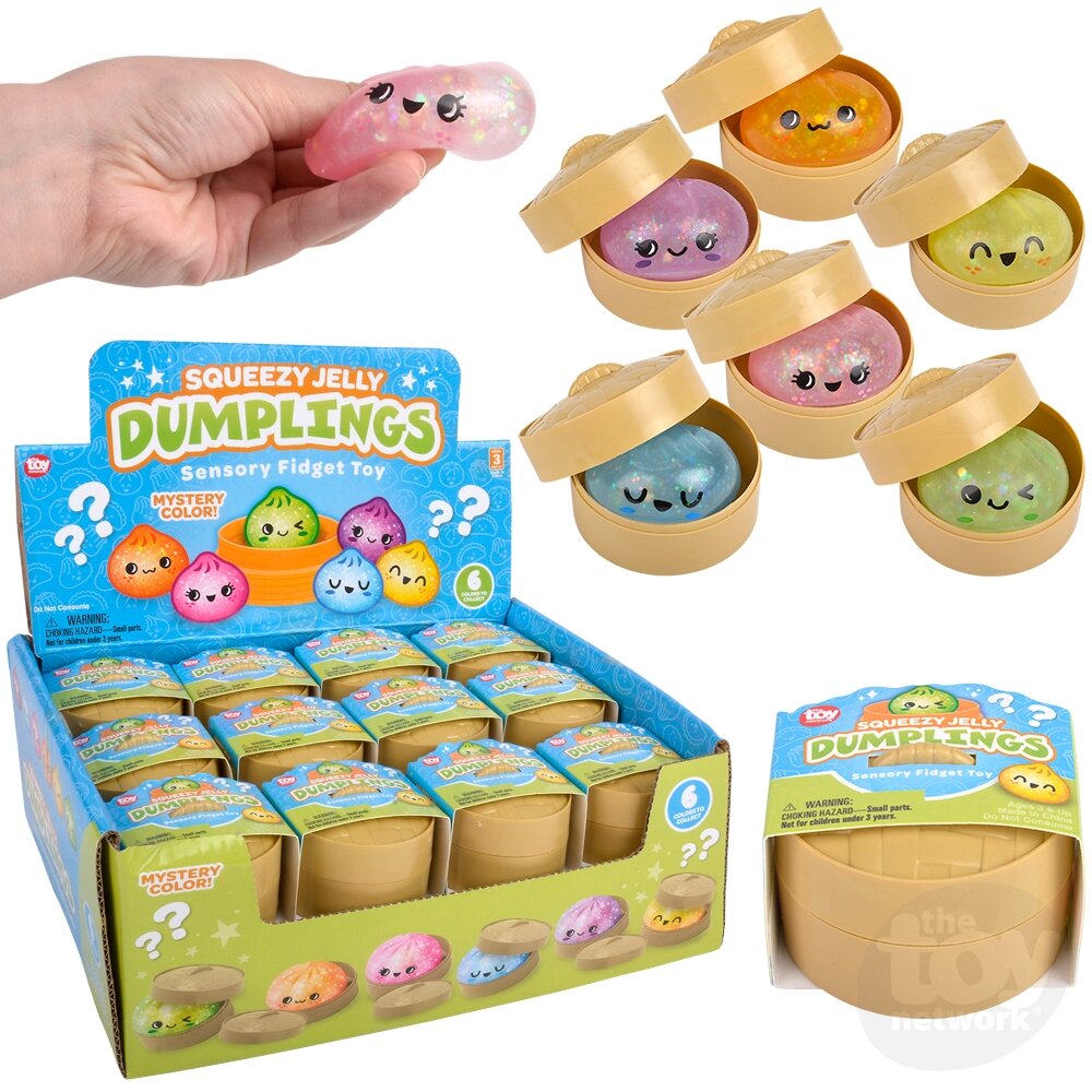 Dumplings Blind Box Squeezy Jelly 2" (Sold Individually)