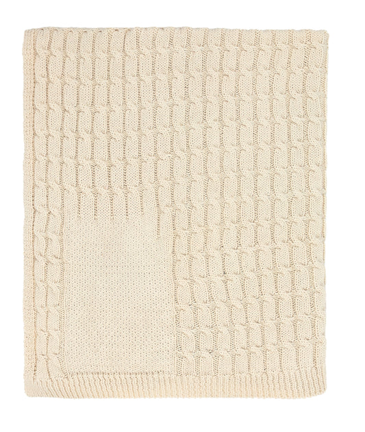 Throw Blanket Cuddle Natural 30" x 40"