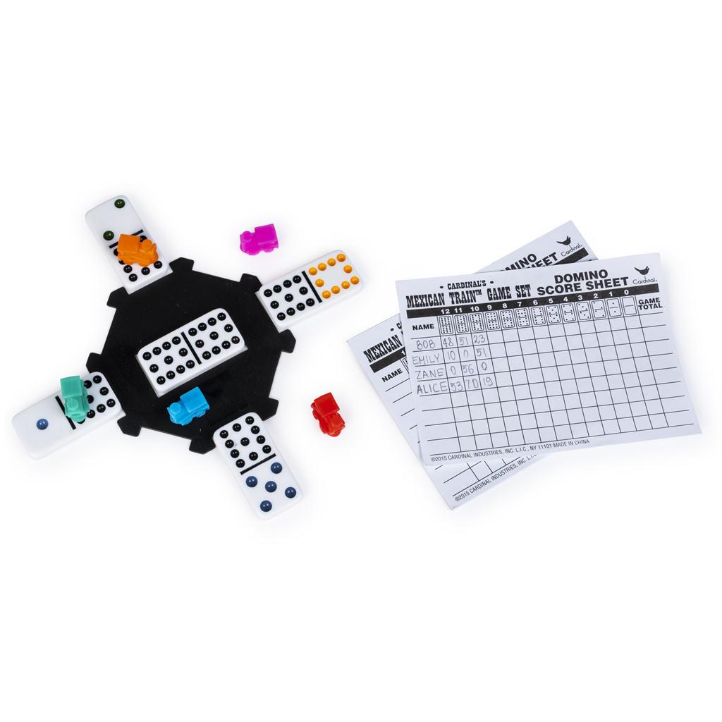 Game Cardinal Classics Dominoes Mexican Train in Aluminum Carry Case