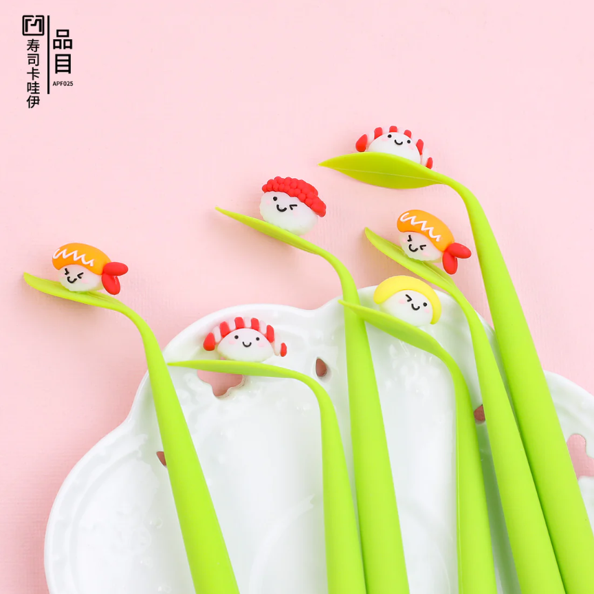 Gel Pen Sushi Wiggle (Sold Individually)