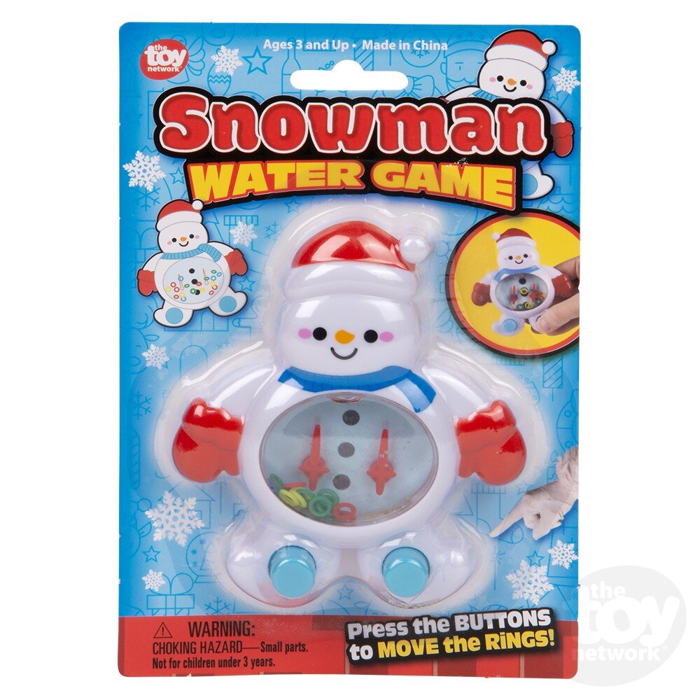 Water Game Holiday Snowman 4" - Sold Individually