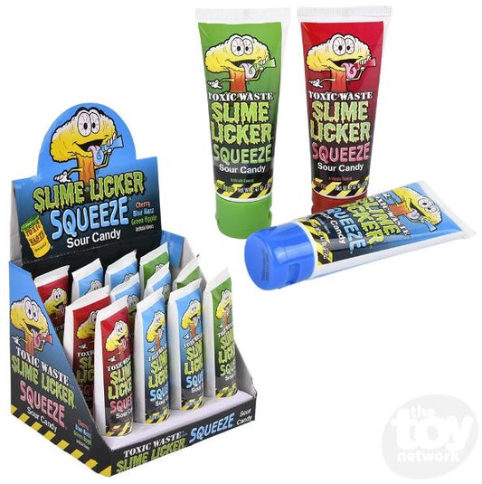 Candy Toxic Waste® Slime Licker Squeeze Sour Candy (Sold Individually)