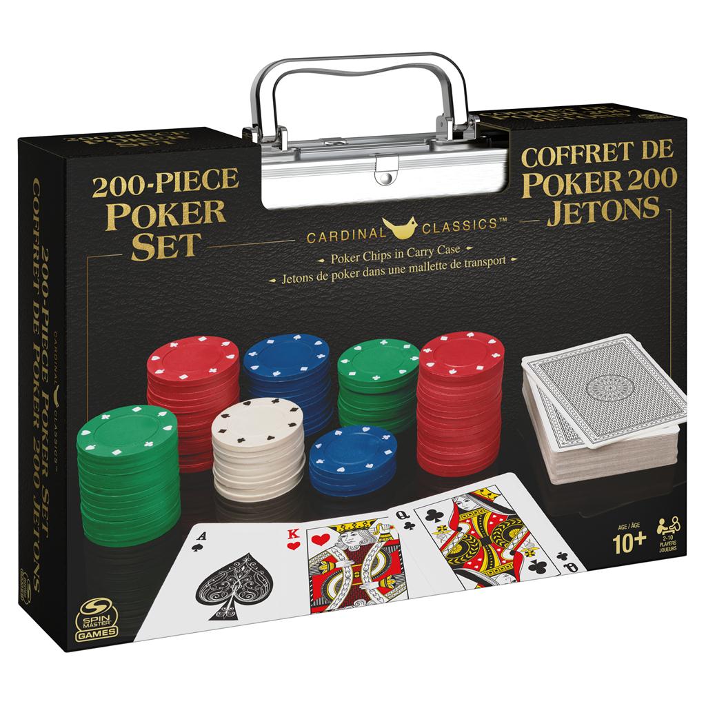 Poker Set Aluminum Attache Case 200pc