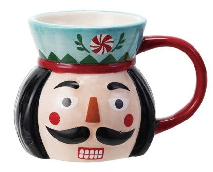 Holiday - Mug - Ceramic - Nutcracker Head - 12 oz