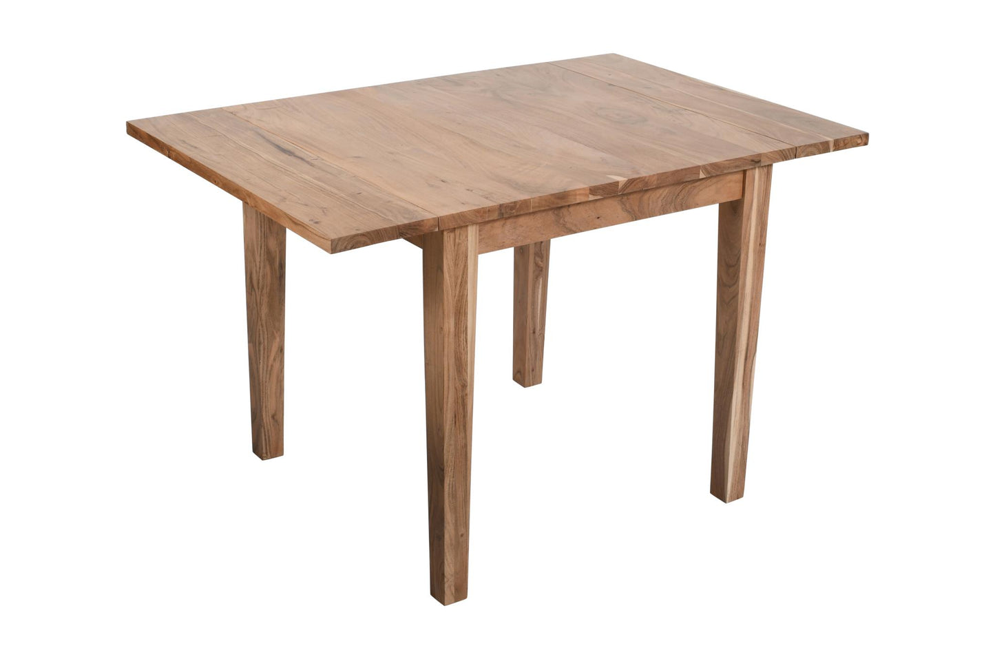 Urban Archive Colby Dining Table Drop Leaf Square To Rectangle Natural