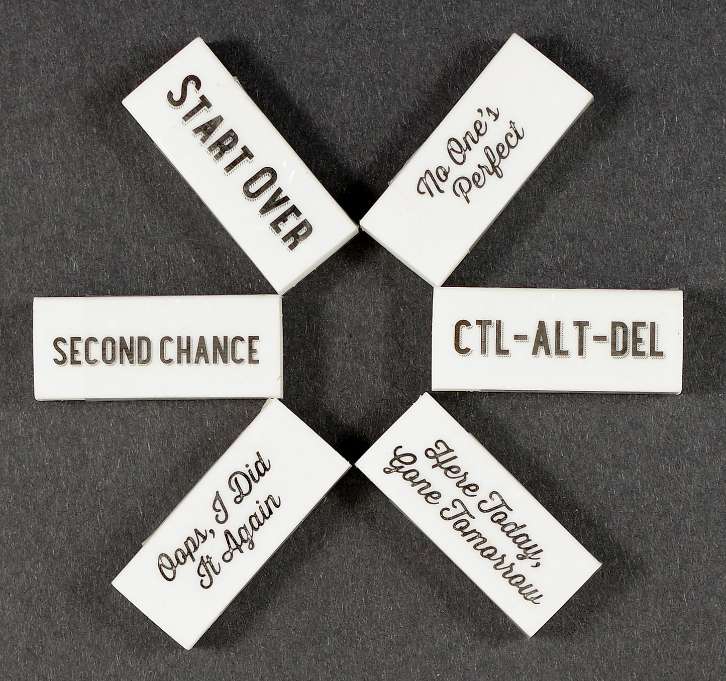 Art Center Eraser Second Chance High Polymer Latex Free Set of 6