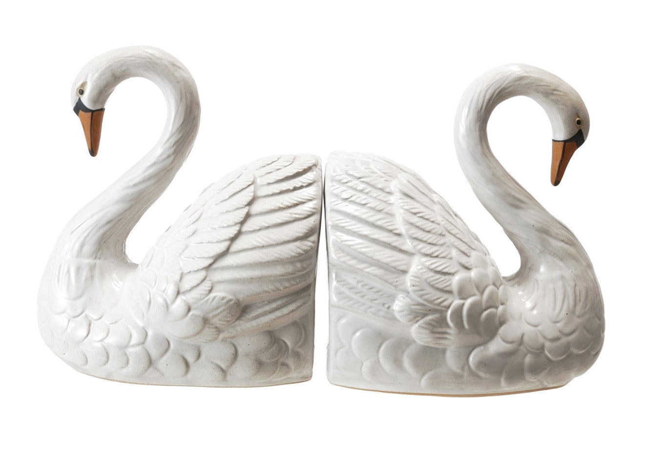 Creative Co-Op Swan Bookends