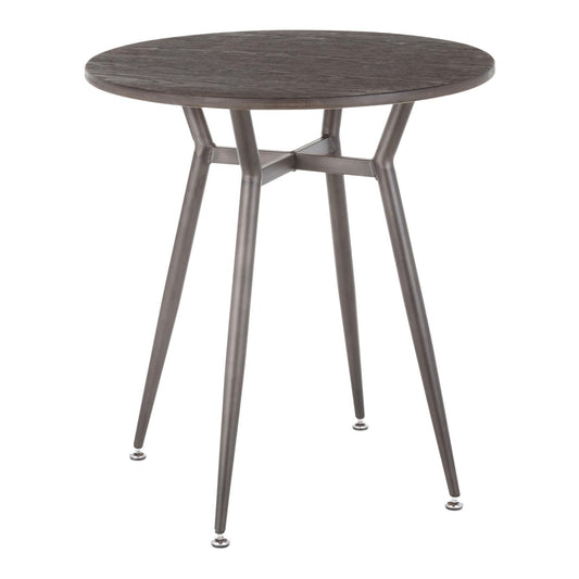 Clara Industrial Round Dinette Table