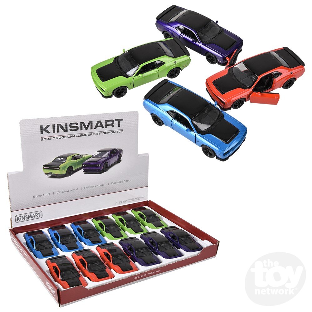 Diecast Pullback - Dodge Challenger - 2023 - 5" - Sold Individually