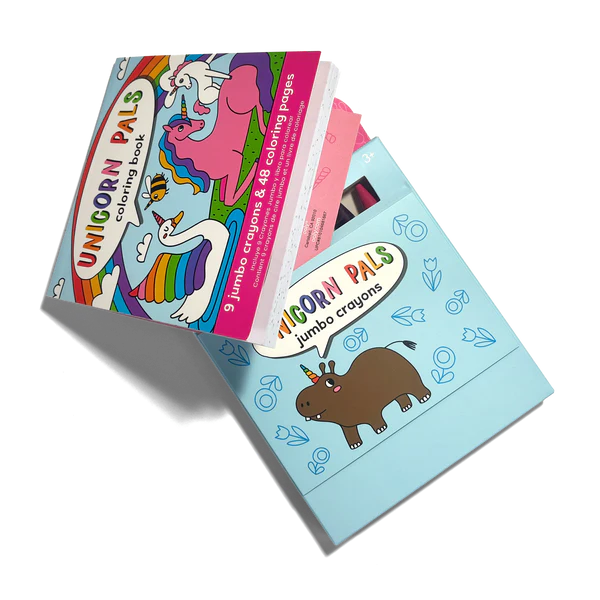 Carry Along! Coloring Book & Crayon Set  Unicorn Pals