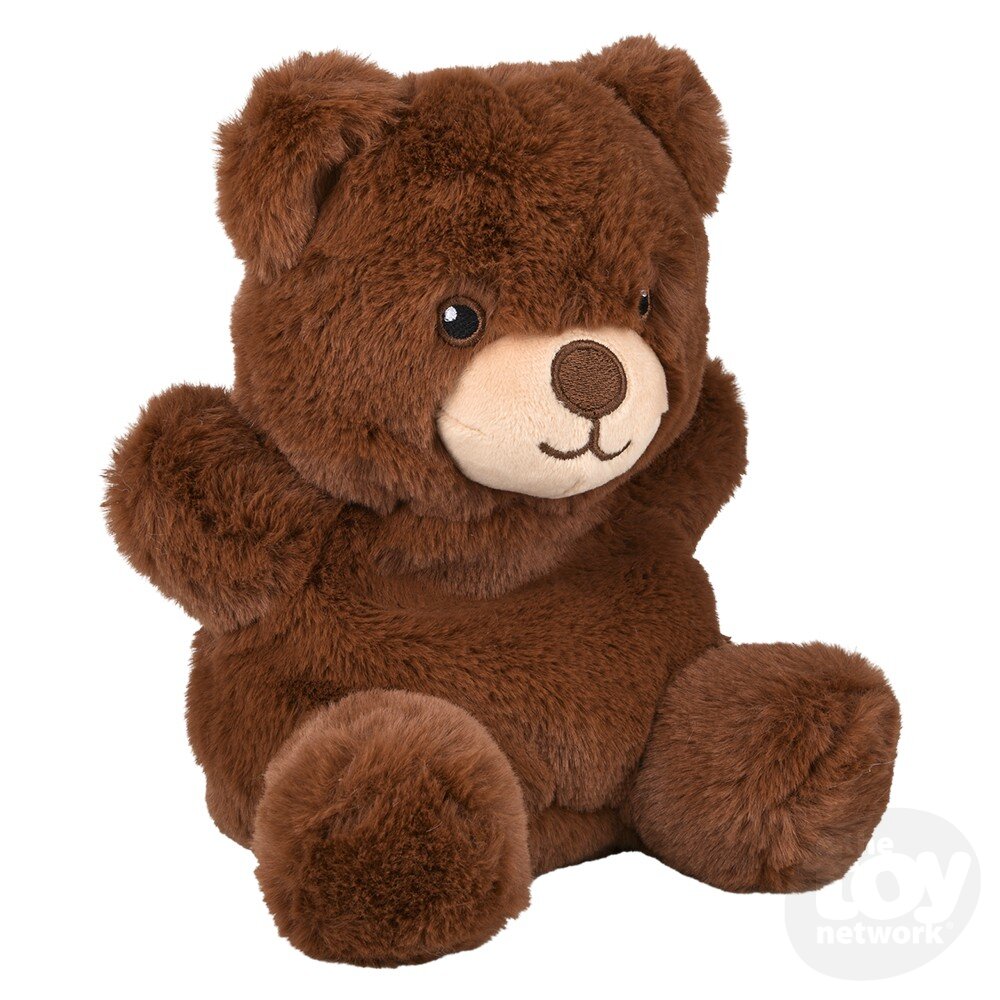 Plush Clutch Crew Bear Brown 7"