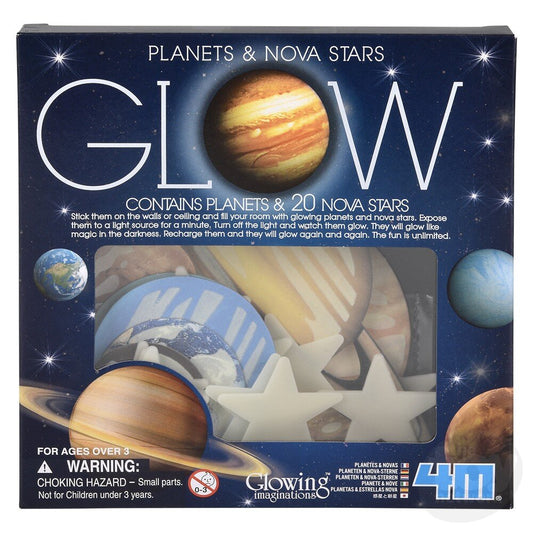 4M Glow In The Dark Planets & Nova Stars