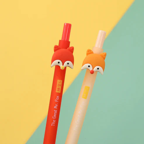 Gel Pen Fox Retractable (Sold Individually)
