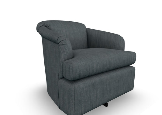 Cassie Swivel Glider Charcoal