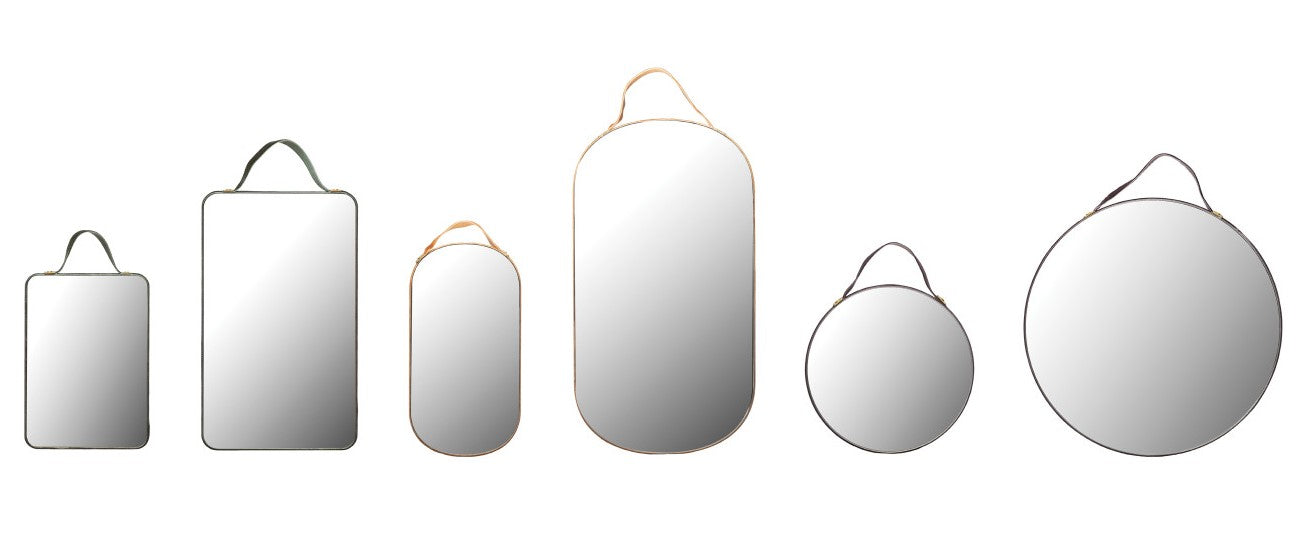 Wall Mirror Velvet Edge & Hanger