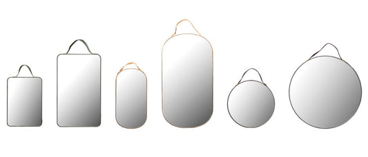 Wall Mirror Velvet Edge & Hanger