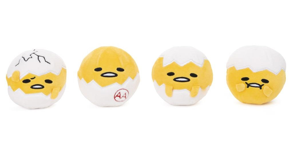 Plush Sanrio Gudetama Round 3.5" (Sold Individually)