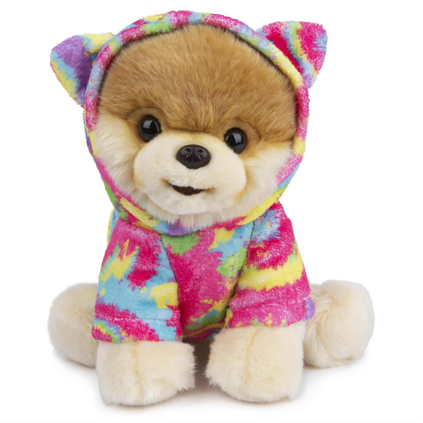 Plush Boo With Tie Dyed Hoodie 9"