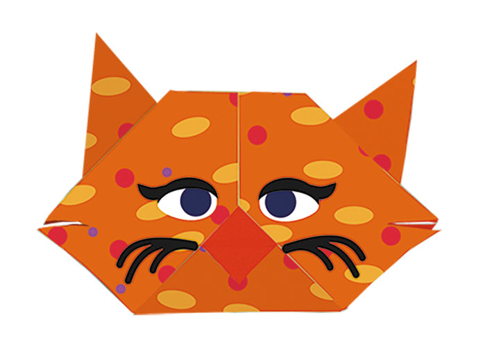 Kids Origami 15cm x 15cm Cats