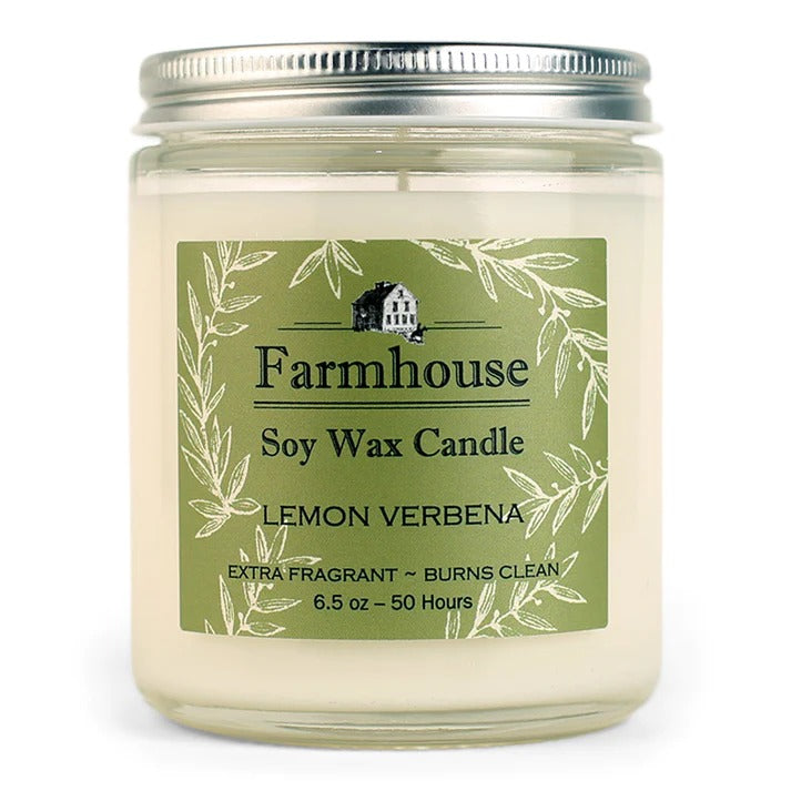 Soy Candle -  6.5oz - Lemon Verbena