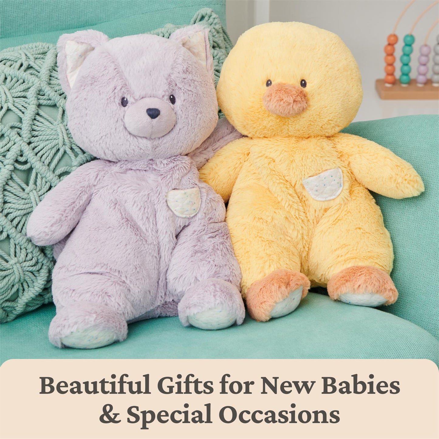 Plush Oh So Snuggly Kitten Lavender 12.5"