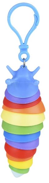 Sensory Wiggle Clip On Slug 3.75" (Sold Individually)