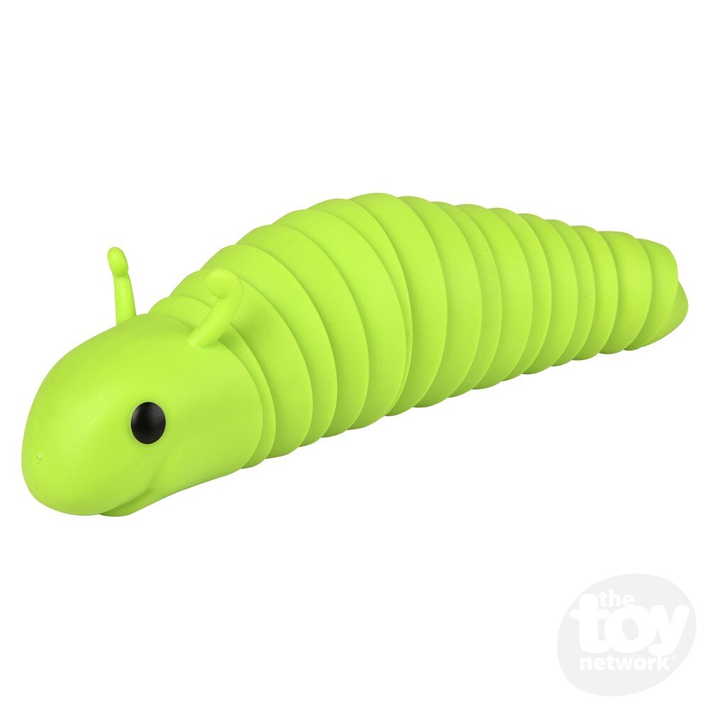 Sensory Wiggle Caterpillar Multicolor or Green 7.5" - Sold Individually