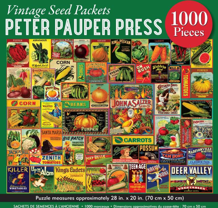 Puzzle 1000 Piece Vintage Seed Packets