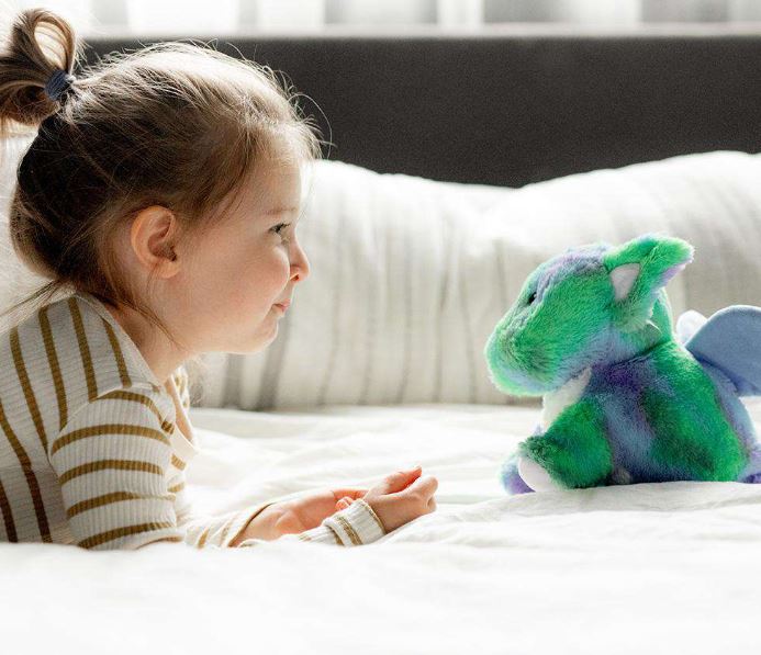 Warmies Dragon Baby Rainbow