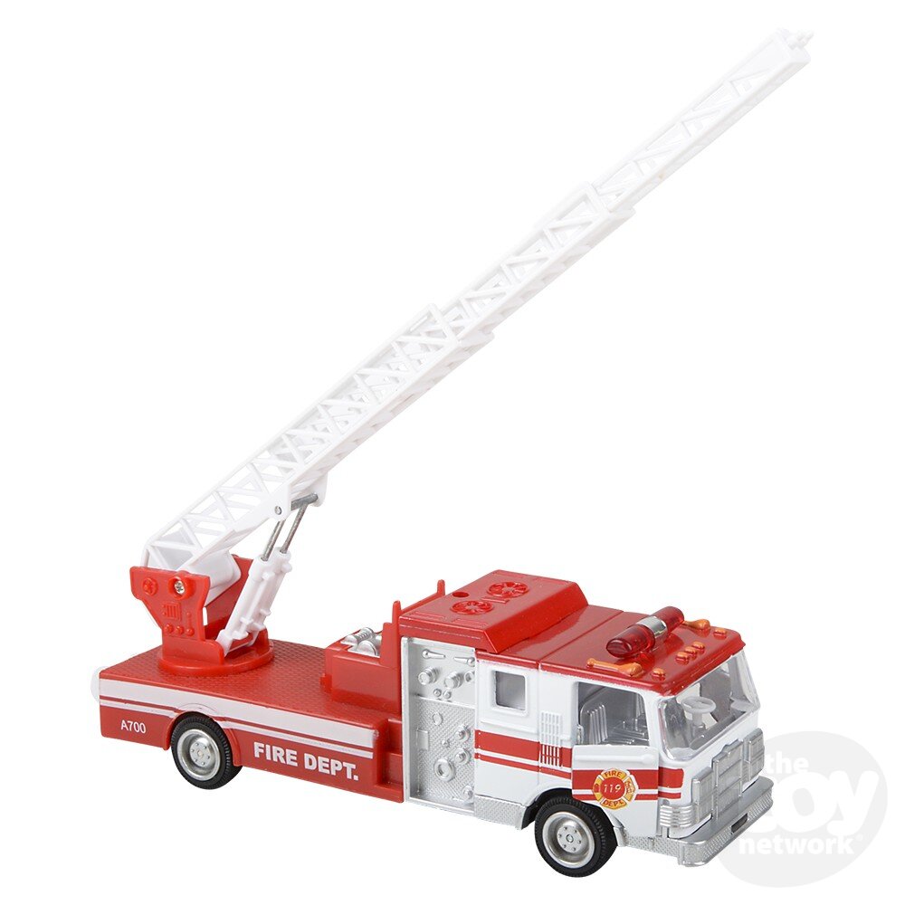 Diecast Pullback - Fire Engine - Sonic - 7"