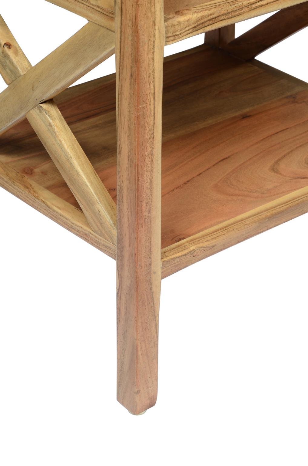 Global Archive Dylan X Side Table Natural