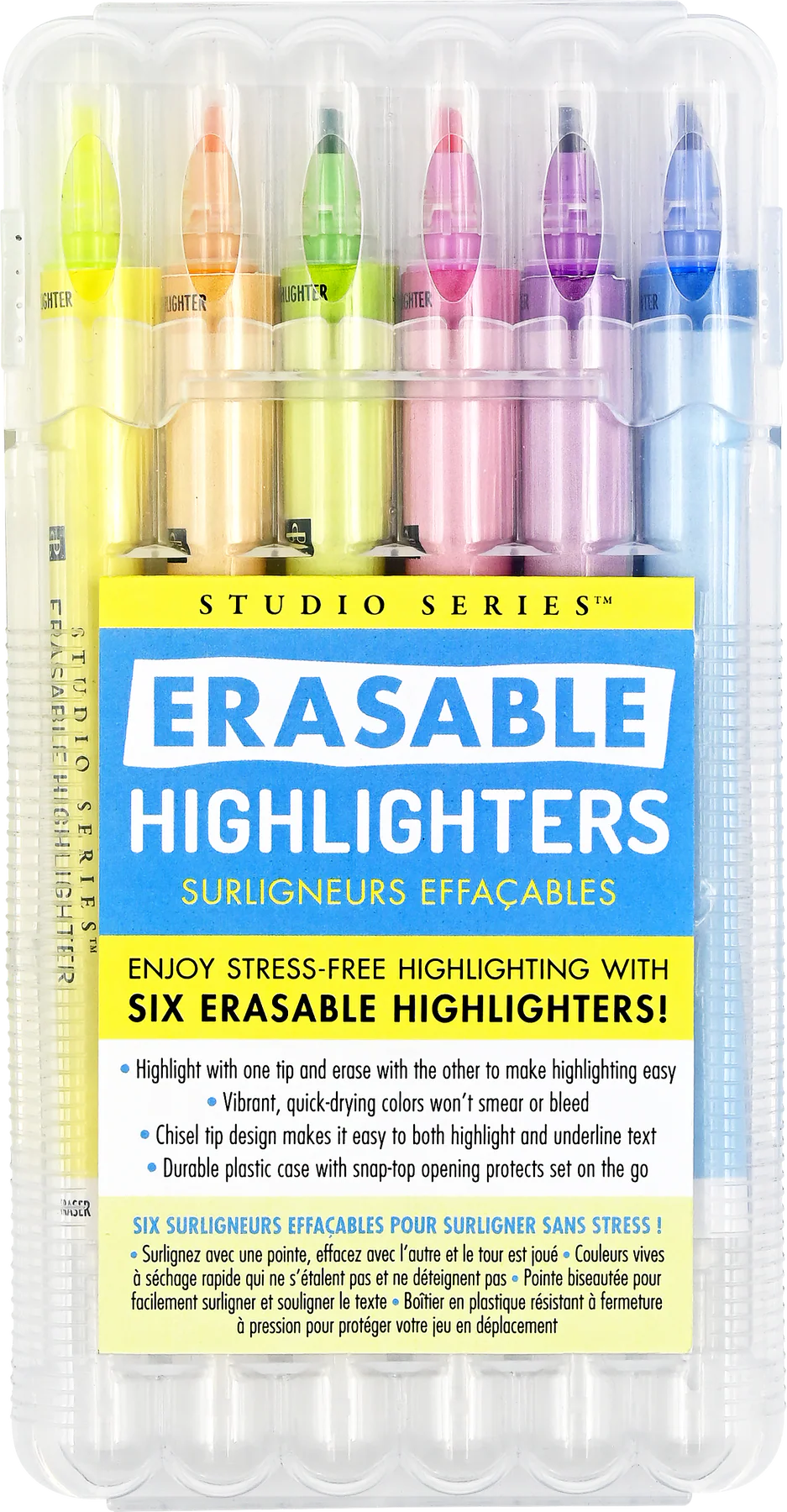 Art Center  Highlighters Erasable